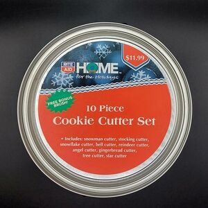 The Rite Aid Home For The Holidays Collection 10 Piece Christmas Cookie Cutter S